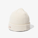 New Era 2025 Basic Cuff Knit Molle Yarn Beanie, Ivory White - Free Size