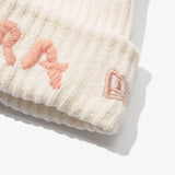 New Era 2025 Basic Cuff Knit Molle Yarn Beanie, Ivory White - Free Size