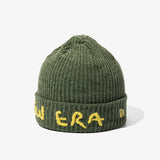 New Era 2025 Basic Cuff Knit Molle Yarn Beanie, Green - Free Size