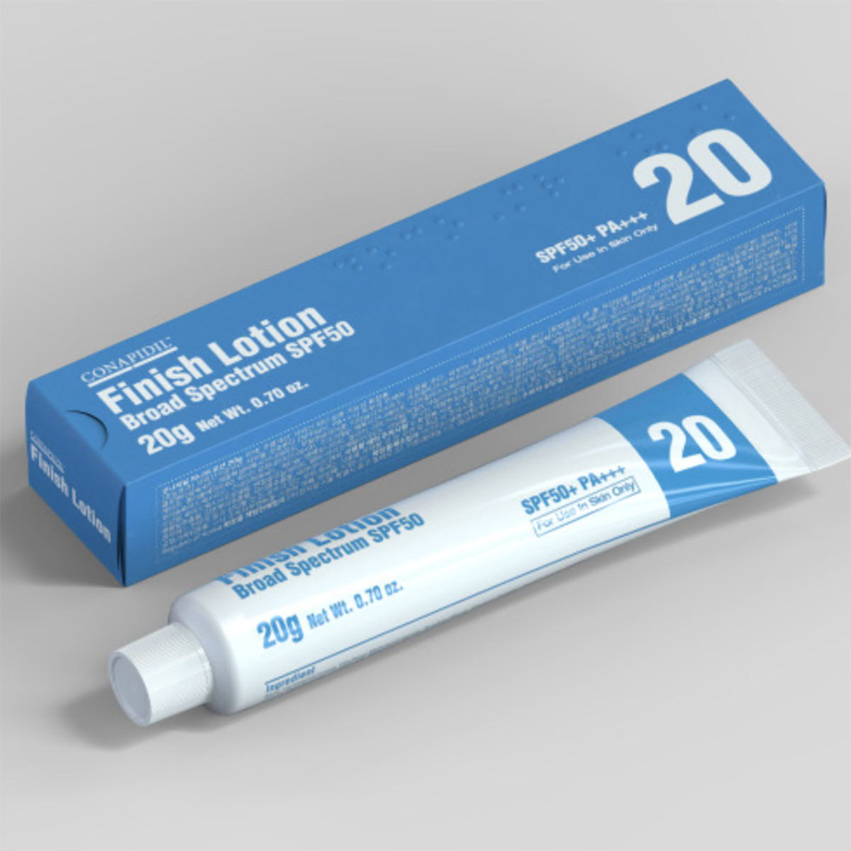 CONAPIDIL Finish Lotion 20g,SPF 50+ PA+++,All Skin Types