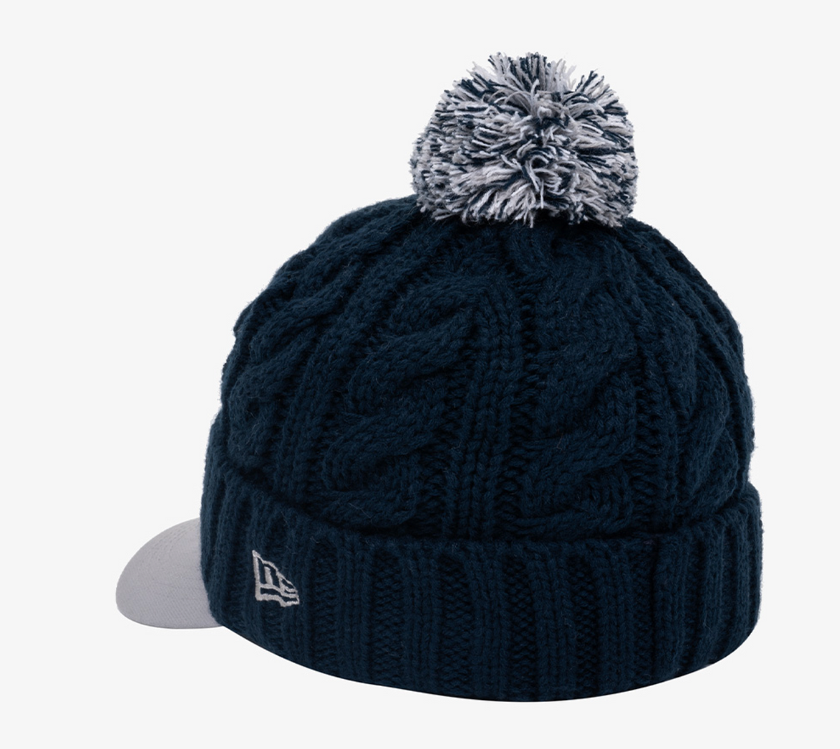[New Era]★GOLF★WOMEN POMPOM VISOR KNIT CAP New Era GOLF WoMen Pom Pom Visor Knit Cap, Navy / 2024
