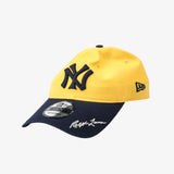 New Era x Polo Ralph Lauren MLB Cooperstown New York Yankees Unstructured Ball Cap, Yellow/Navy / 100% Authentic