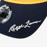 New Era x Polo Ralph Lauren MLB Cooperstown New York Yankees Unstructured Ball Cap, Yellow/Navy / 100% Authentic