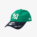 New Era x Polo Ralph Lauren MLB Cooperstown New York Yankees Unstructured Ball Cap, Green/Navy / 100% Authentic