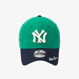 New Era x Polo Ralph Lauren MLB Cooperstown New York Yankees Unstructured Ball Cap, Green/Navy / 100% Authentic