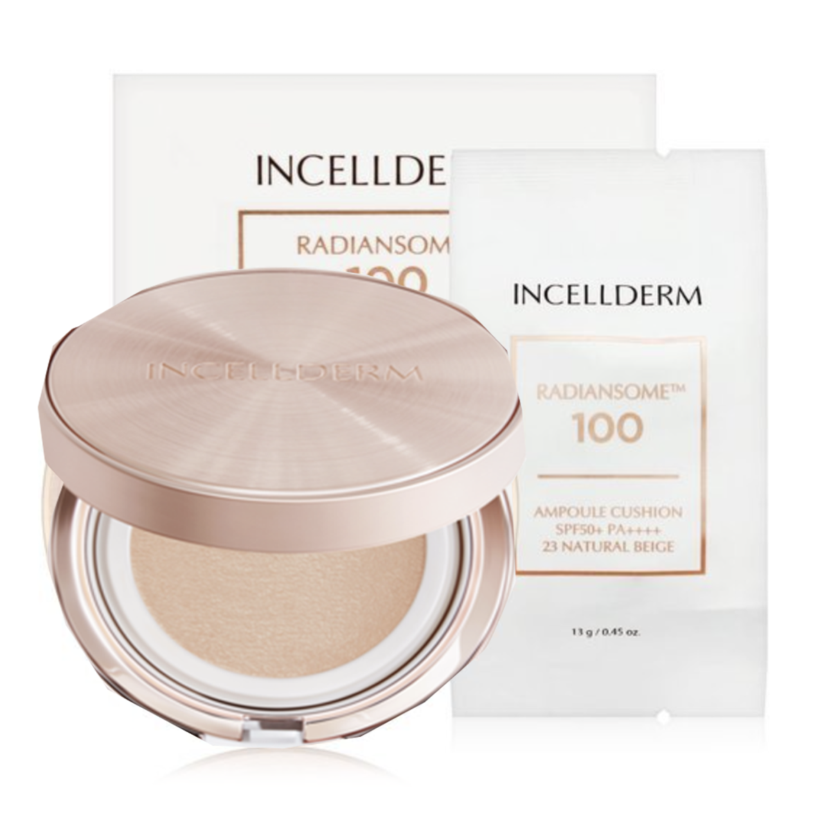 INCELLDERM RADIANSOME™100 AMPOULE CUSHION No.21 Light Beige (13g +