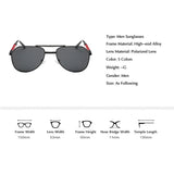 POLARSNOW Men's Sunglasses New Polarized Male Sun Glasses Top Quality Foldable Temple Sunglass For Men Brand Designer