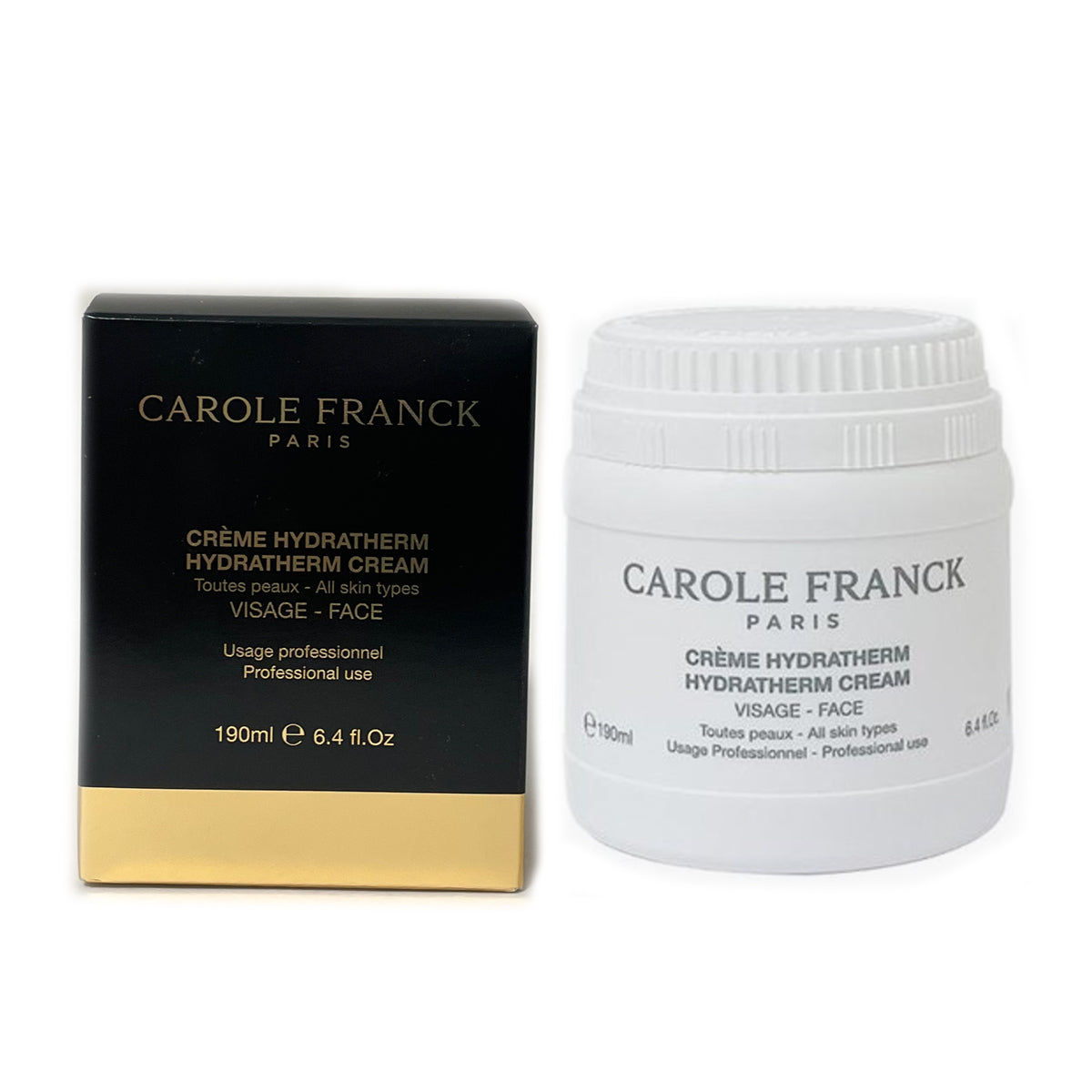 Carole Franck Hydratherm Cream 190ml Big Size Moisture Soothing