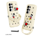 SAMSUNG Galaxy S25 Plus x Crocs Cover Case With Jibbitz Charms #Bone