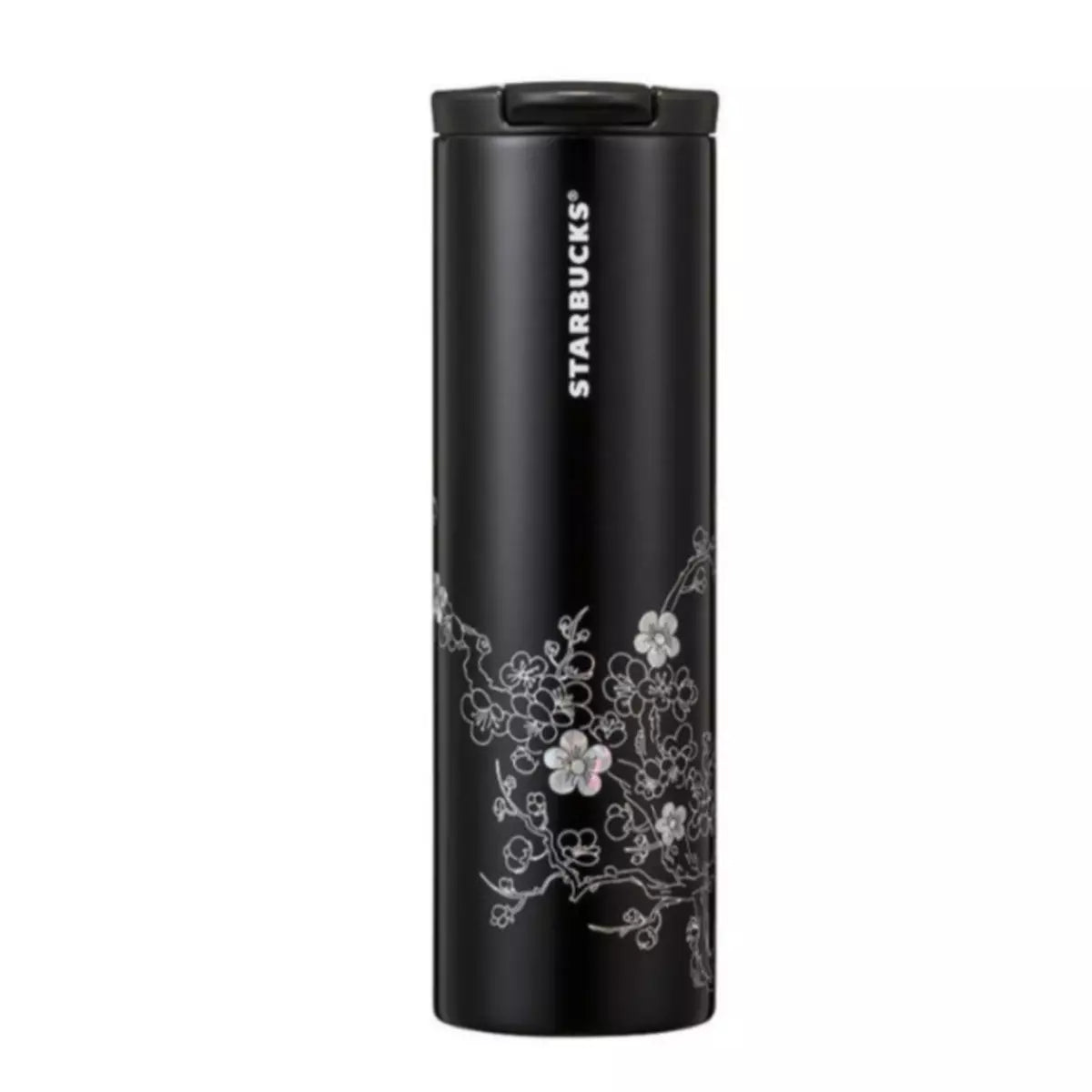 all black reusable coffee cup starbucks Starbucks Korea 2024 SS Korea black tumbler 473ml – VEGAMONO