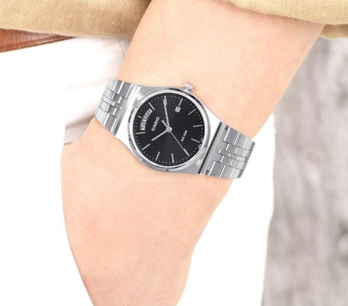 Casio MTP-B146D-1AVDF – Orologio Elegante Uomo Con Bracciale In Acciaio - 5
