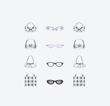 Gentle Monster x Bratz Plush & Pico 02(V) Silver Purple Set, (100% Authentic) / EMS shipping