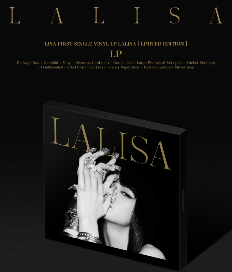 BLACKPINK LISA - First Single VINYL LP [LALISA] LIMITED EDITION 