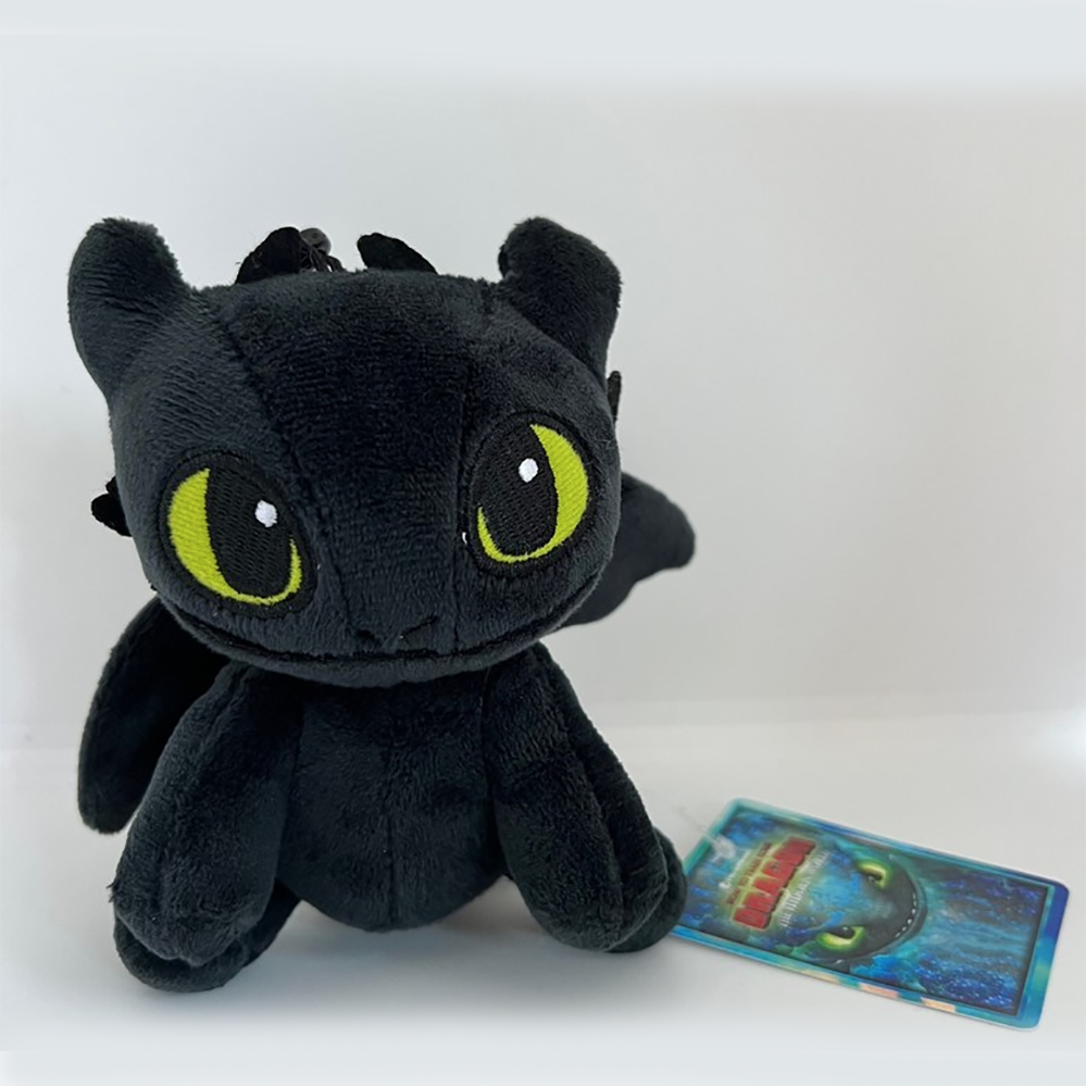 How To Train Your Dragon 3 Toothless Plush Doll Sitting Keyring