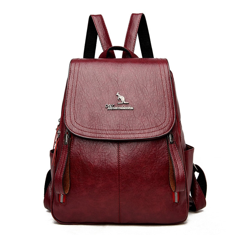 Women Backpack 2021 Leather Backpacks Female Designer Backpack For Gir –  VEGAMONO