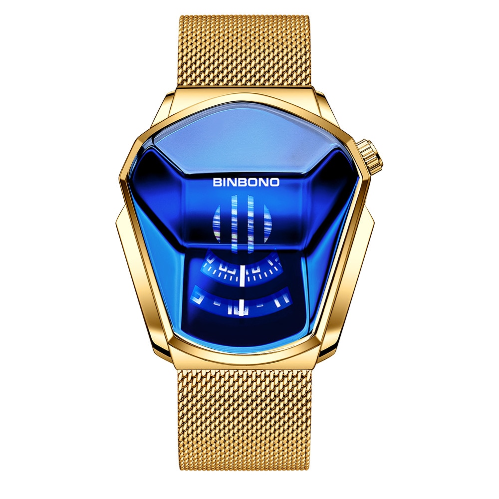 Binbond Top Brand Luxury Military Quartz Man Watch Gold Wrist Watches Man Clock Casual Chronograph Sport Waterproof Wristwatch Watch 6