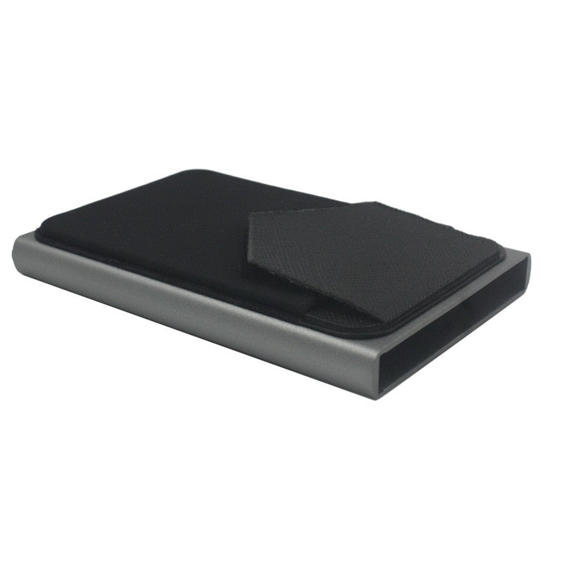 Pop-out RFID Card Holder Slim Aluminum Wallet Elasticity Back Pouch ID –  VEGAMONO