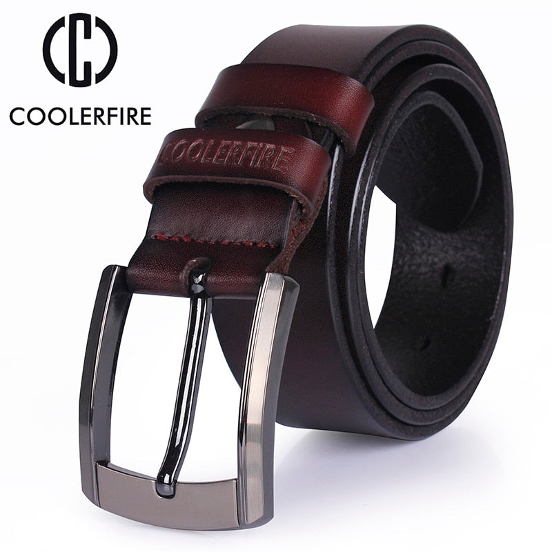 New Fashion Luxury Belt Cowskin Leather Automatic Buckle Belt Strap Mens  Designer Belts Eagle Punk Belts Men Belt for Jeans