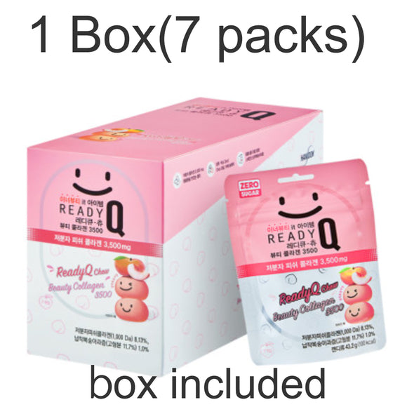 HANDOK ReadyQ Chew Beauty Collagen 3500 1box(7packs) fish collagen / Korea