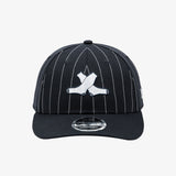 New Era x ARIHARA MIYUKI 2025 MLB Chicago White Sox Pinstripe Low Velcro Profile Snapback, Navy / / Free Size