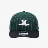 New Era x ARIHARA MIYUKI 2025 MLB Chicago White Sox Pinstripe Low Velcro Profile Snapback, Dark Green / / Free Size