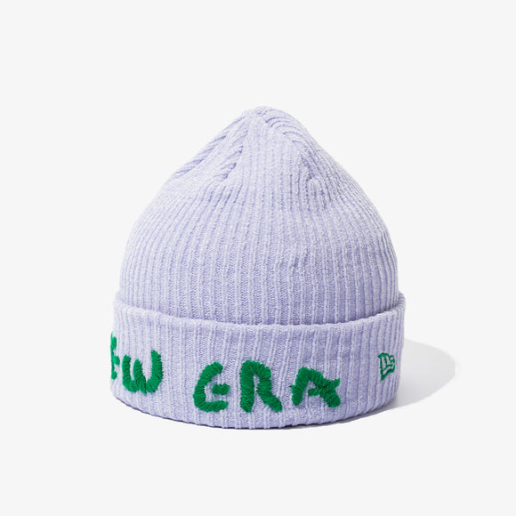 New Era 2025 Basic Cuff Knit Molle Yarn Beanie, Light Purple - Free Size