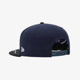 New Era 2025 MLB New York Yankees Dripping Square Visor 5-Panel Snapback, Navy