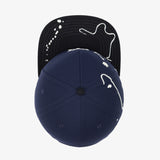 New Era 2025 MLB New York Yankees Dripping Square Visor 5-Panel Snapback, Navy