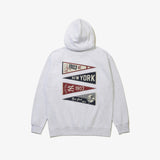New Era 2026 MLB New York Yankees Team Flag Fleece-Lined Hoodie Heather Gray