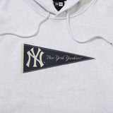 New Era 2026 MLB New York Yankees Team Flag Fleece-Lined Hoodie Heather Gray