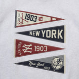 New Era 2026 MLB New York Yankees Team Flag Fleece-Lined Hoodie Heather Gray