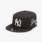 New era MLB Cooperstown New York Yankees Leopard Series Pillbox Fitted Cap Black Leopard, 2026 Autumn
