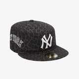 New era MLB Cooperstown New York Yankees Leopard Series Pillbox Fitted Cap Black Leopard, 2026 Autumn