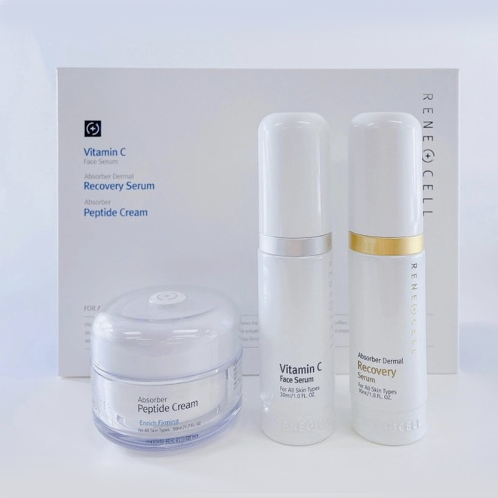 Renecell Vitamin C Skin Care Set/face Serum + recovery