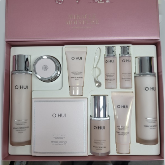 O Hui Miracle Moisture 4pcs Skin care Special Set (9 Items) Kbeauty