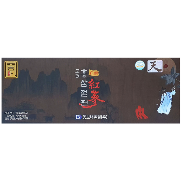 Korean Red Ginseng Sliced 20g 200g (20g x 10 packs)/Panax ginseng, insam
