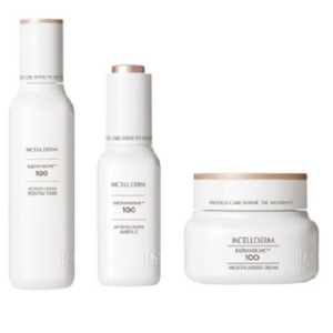 INCELLDERM RADIANSOME™100 MICROFLUIDIZER Cream & Ampoule & Toner Kbeauty