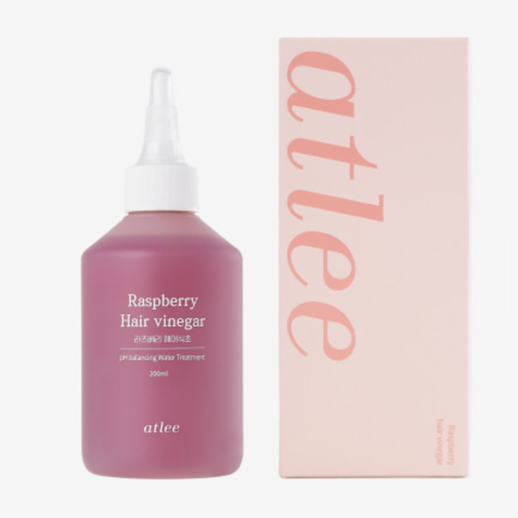 atlee Raspberry Hair Vinegar 200ml  Scalp care PH Balancing Water Treatment Kbeauty