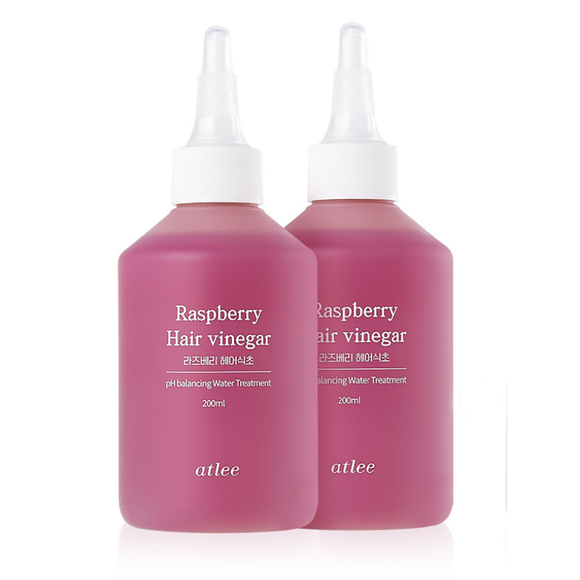 atlee Raspberry Hair Vinegar 200mlx 2ea Scalp care PH Balancing Water Treatment Kbeauty