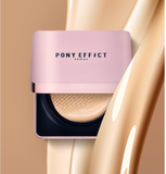 PONY EFFECT Glow Stay Cushion Foundation 15g+ refill 15g #002 Porcelain / SPF50+/PA+++ Kbeauty