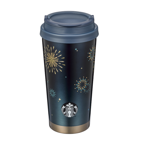 Starbucks Korea 2020 atum SS black&gold stanley thermos 500ml