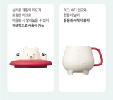 Starbucks Korea 2023 Christmas Holiday Bear Lid Mug 414ml / Korea