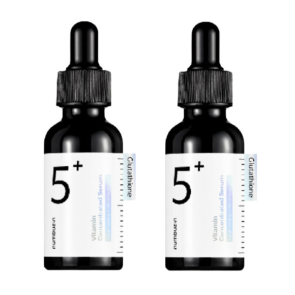 NUMBUZIN No.5 Vitamin Concentrated Serum 30ml+30ml Glutathione C Ampoule / Kbeauty