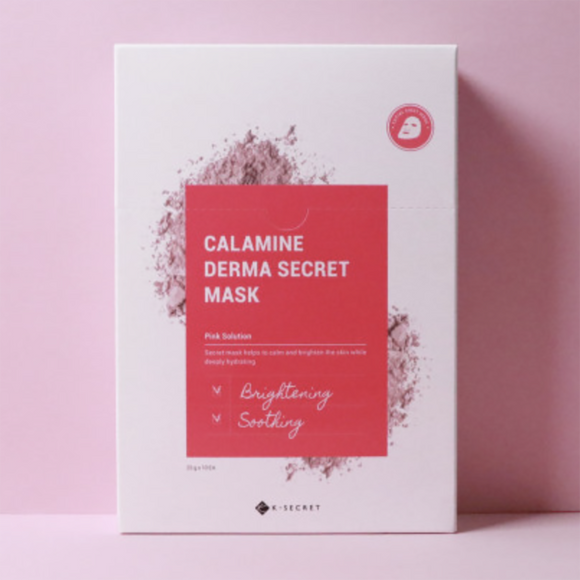 K-SECRET Calamine Derma Secret Mask 25g x 10pcs / Brightening Soothing Kbeauty
