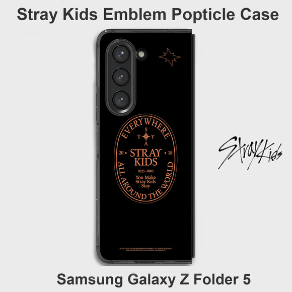 Samsung Galaxy Z Folder 5 Stray Kids Emblem Popticle Case / Korea