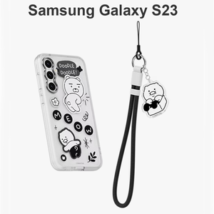 Samsung Galaxy S23 x KAKAO FRIENDS FE Variety Case & Keyring Strap / Korea