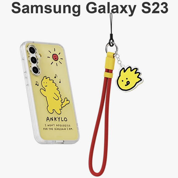 Samsung Galaxy S23 Joguman FE Variety Case & Keyring Strap #Yellow Color / Korea