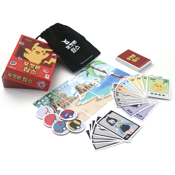 Pokemon Chips Board Game Korean Exclusive Ver. Chips Pokemon Edition / Korea