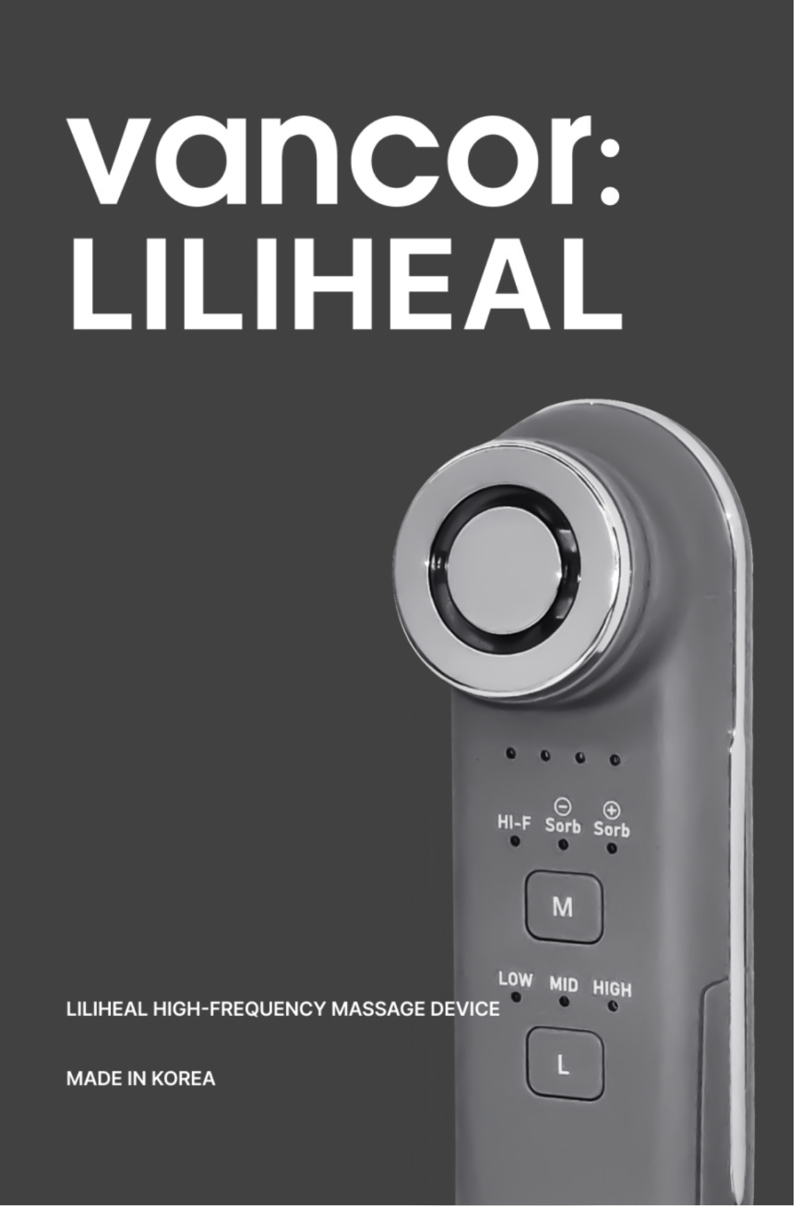 vancor LILIHEAL 美顔器 Vancor LILIHEAL Deep Thermal High-Frequency Galvanic Facial
