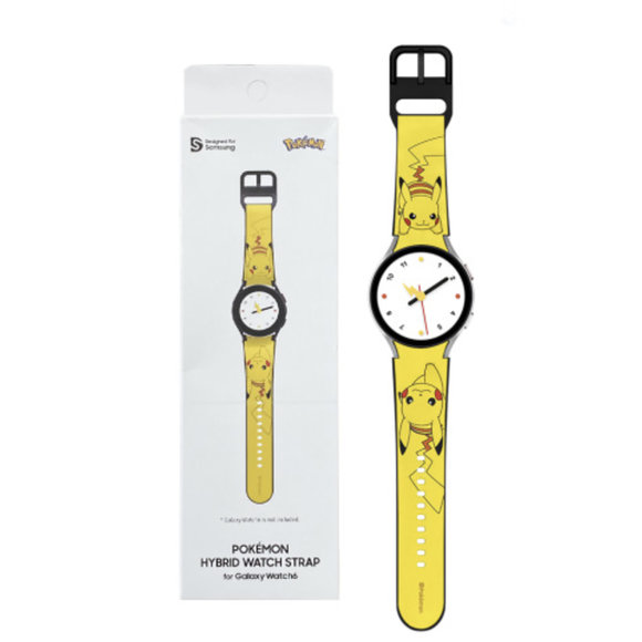 Samsung Galaxy Pokemon Pikachu Hybrid Watch Strap Series 4/5/6 / Korea